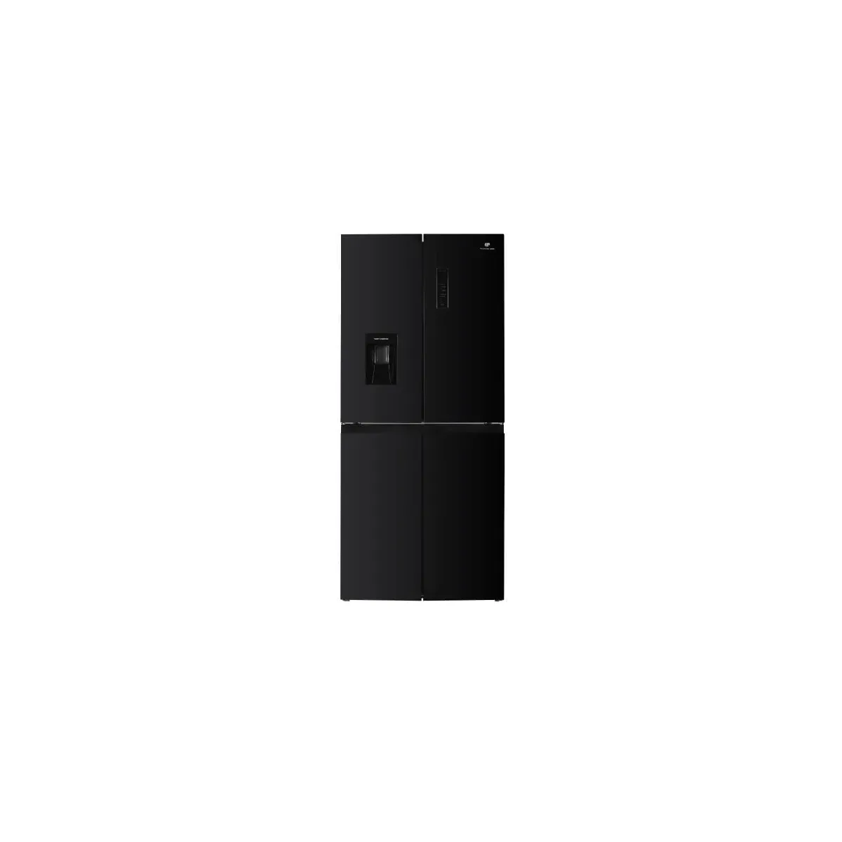 Réfrigérateur 4 portes avec distributeur d'eau - 464L - Total No Frost - L79 cm x H 180 cm - Noir - Classe D - Image 4