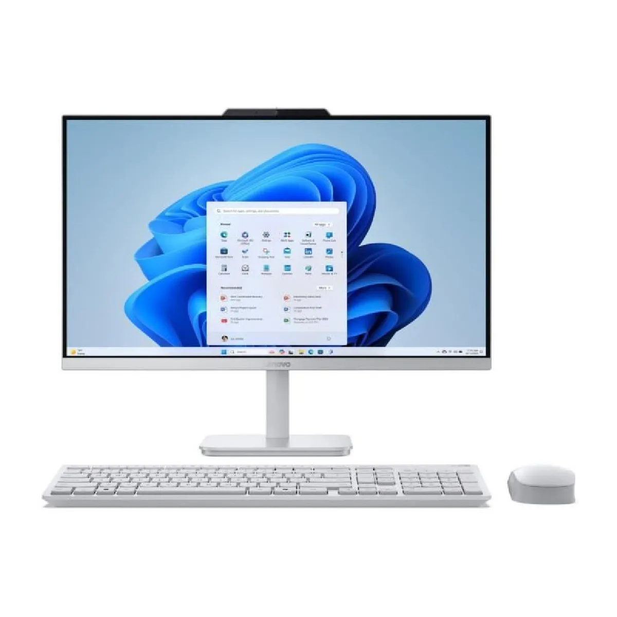 PC Tout en un LENOVO A100 Windows 11 238 FHD Intel N100 RAM 8Go SSD Clavier + sans fil - vue 2