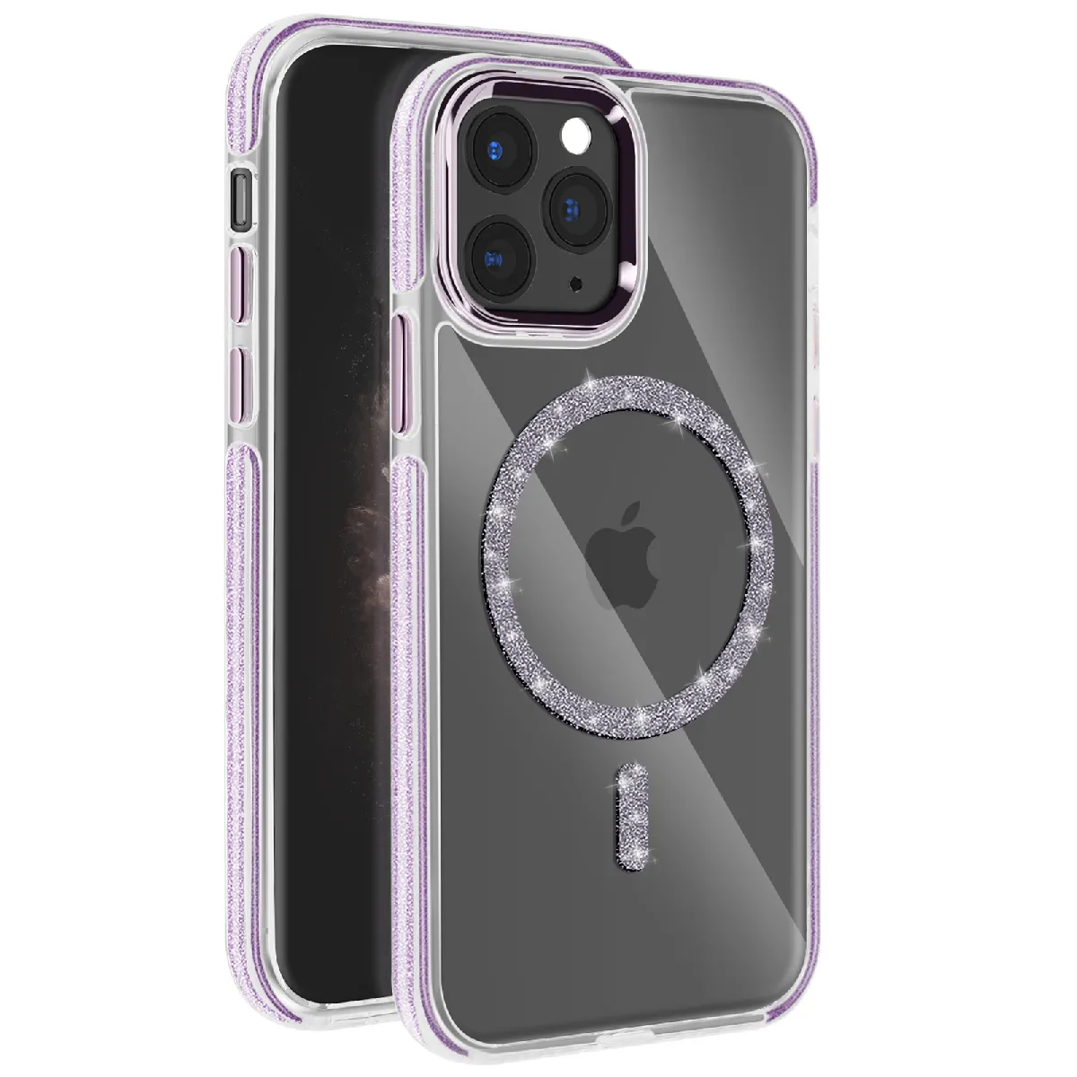 Avizar Violet Iphone 11 Pro Max Coque Silicone
