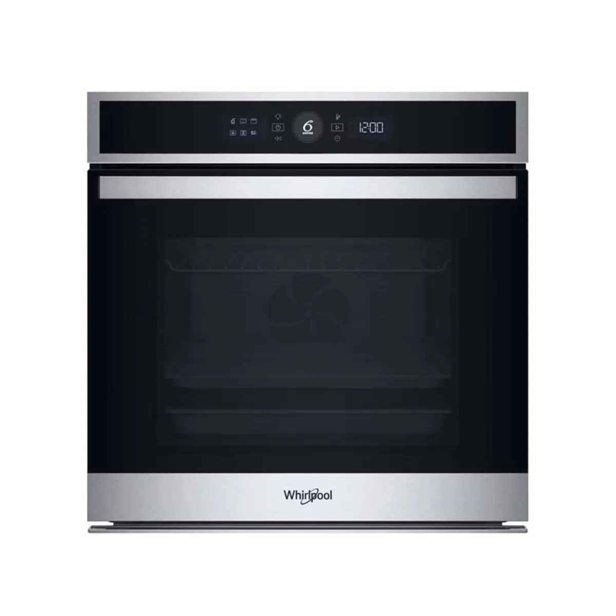 WHIRLPOOL Four pyrolyse 73 6e sens inox WOI4IS8PM0XAF - vue 3
