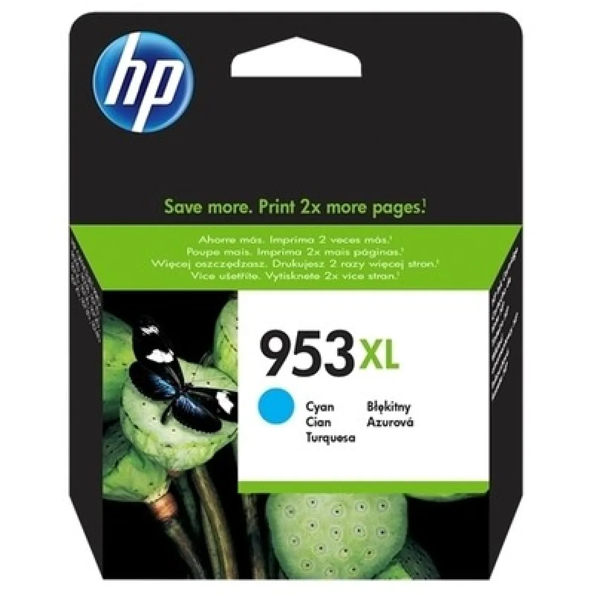 HP 953XL F6U16AE Cyan - vue 10