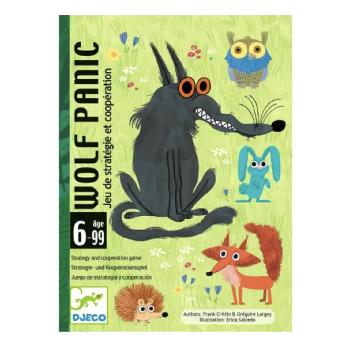 Djeco Vert Jeu De Stratégie Coopératif Wolf Panic Dès 6 Ans Multicolore - Neuf - Image 2