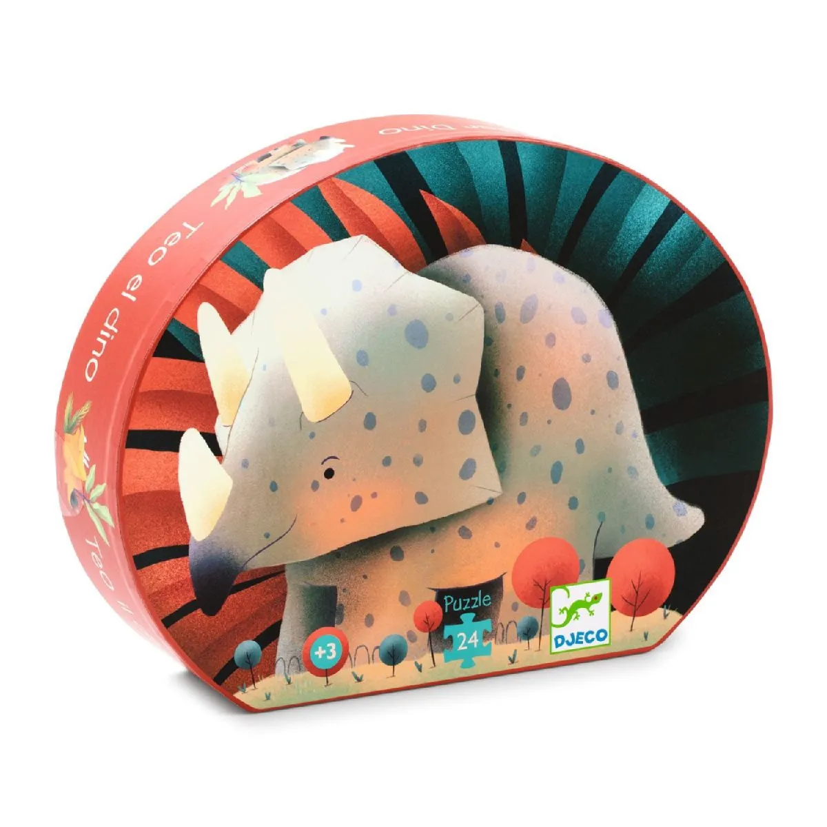 Djeco Puzzle enfant Teo le dino 24 pièces Djeco Puzzle enfant Teo le dino 24 pièces