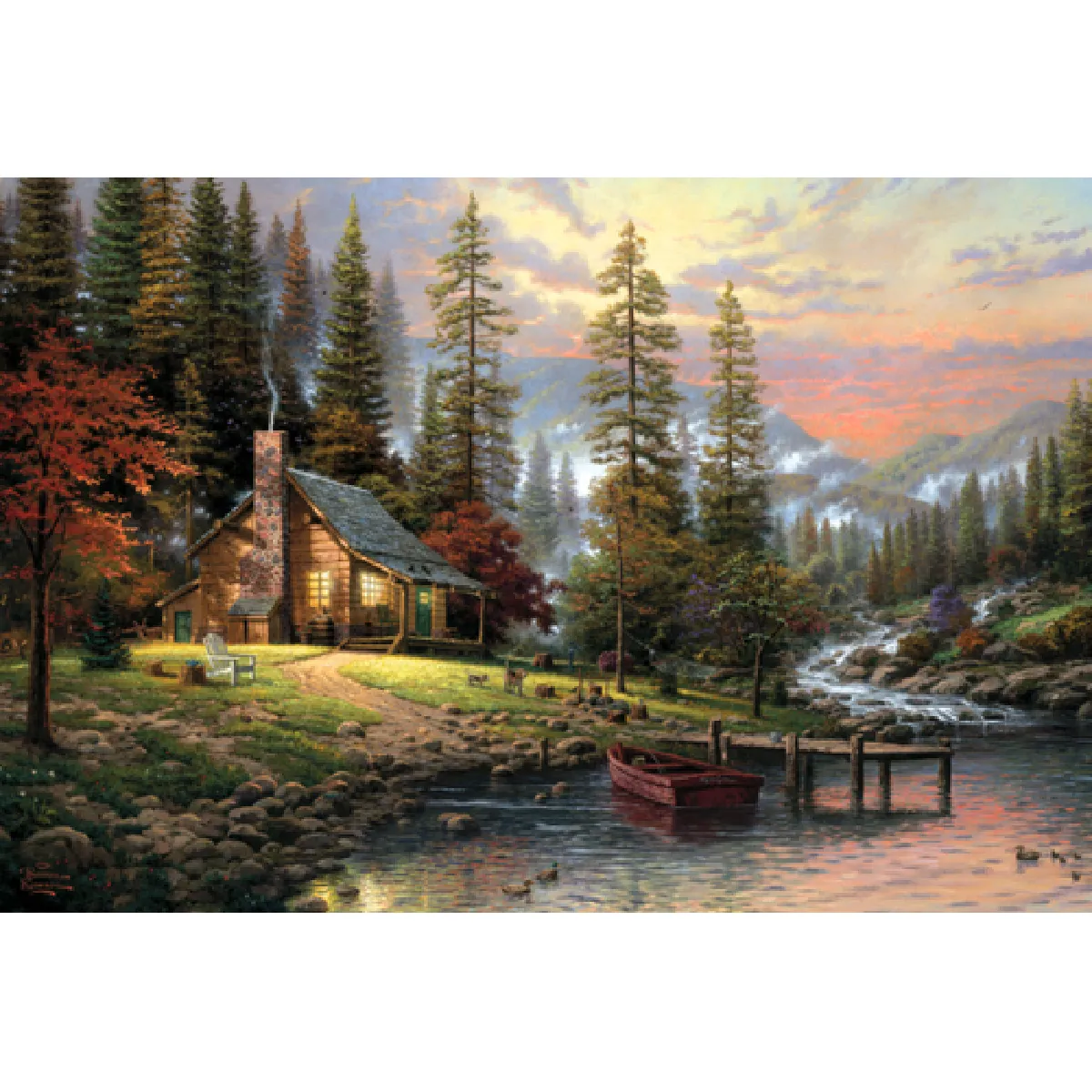 Schmidt spiele Puzzle Maison en montagne - 500 pièces