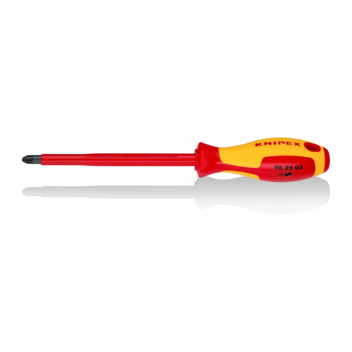 Knipex Jaune/Rouge Tournevis Pozidriv Pz3 - 27 Cm