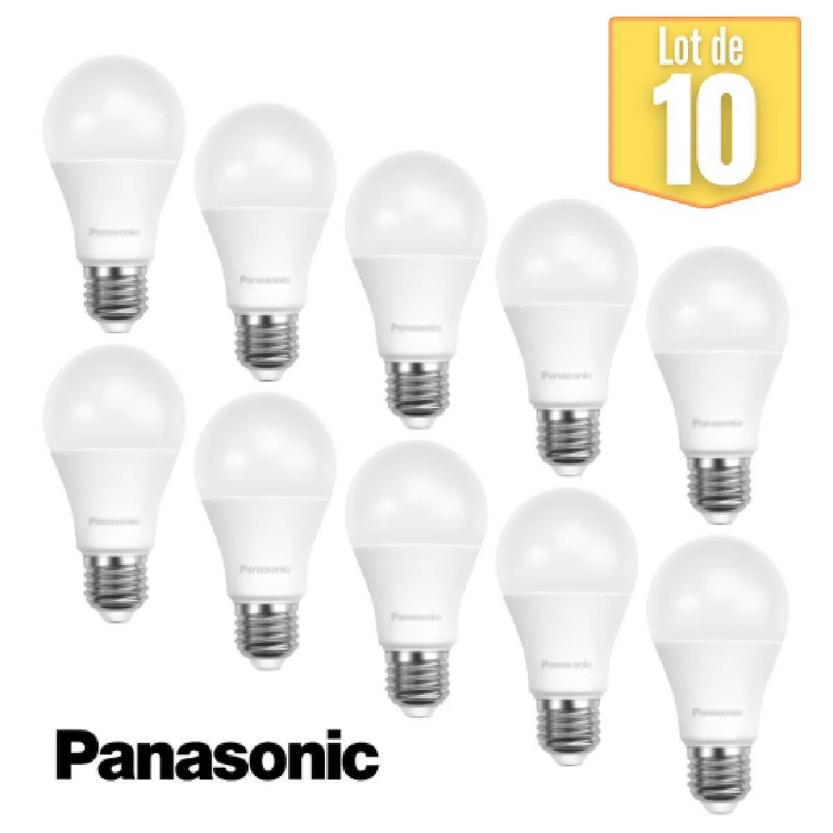 Panasonic Lot Ampoules LED E27 A60