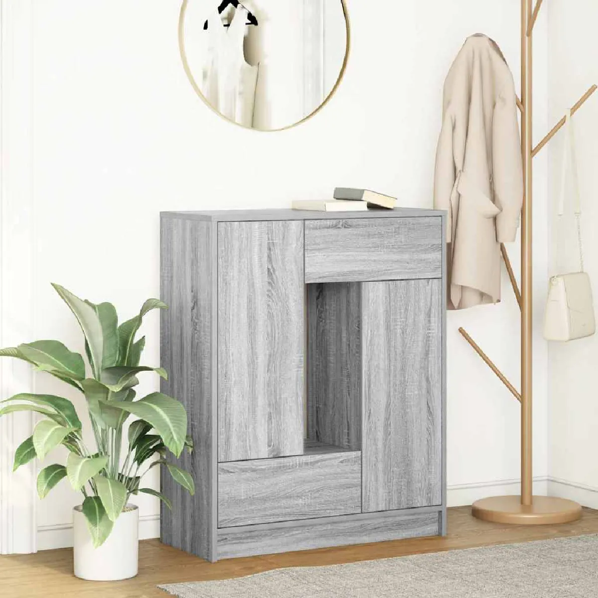 Buffet Vidaxl sonoma gris - 73x31x90 cm