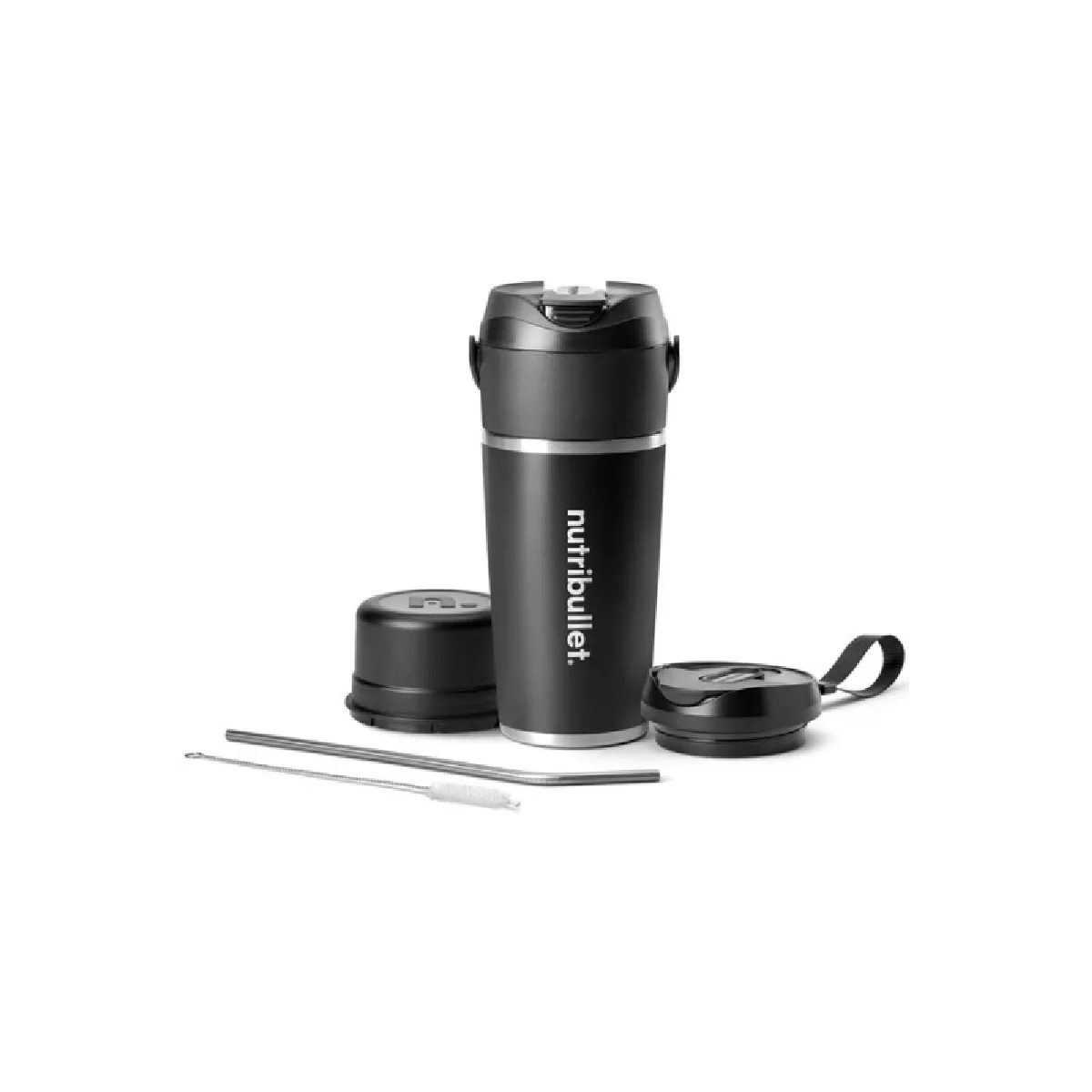 NutriBullet - Flip NBP016B - Blender Portable - Acier Inoxydable - 590 ml - Noir - Image 3