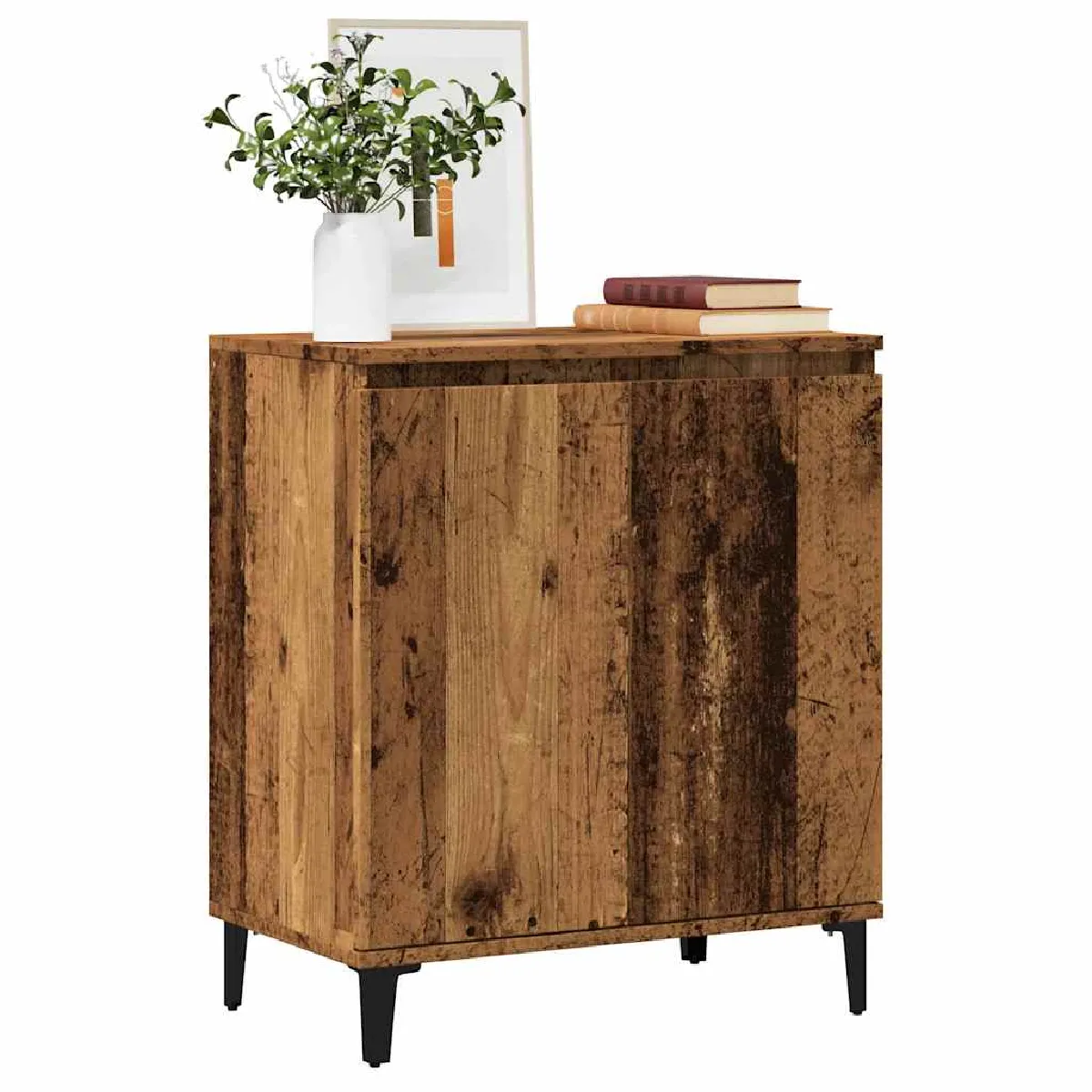 Vidaxl Buffet 60 cm - Vieux bois