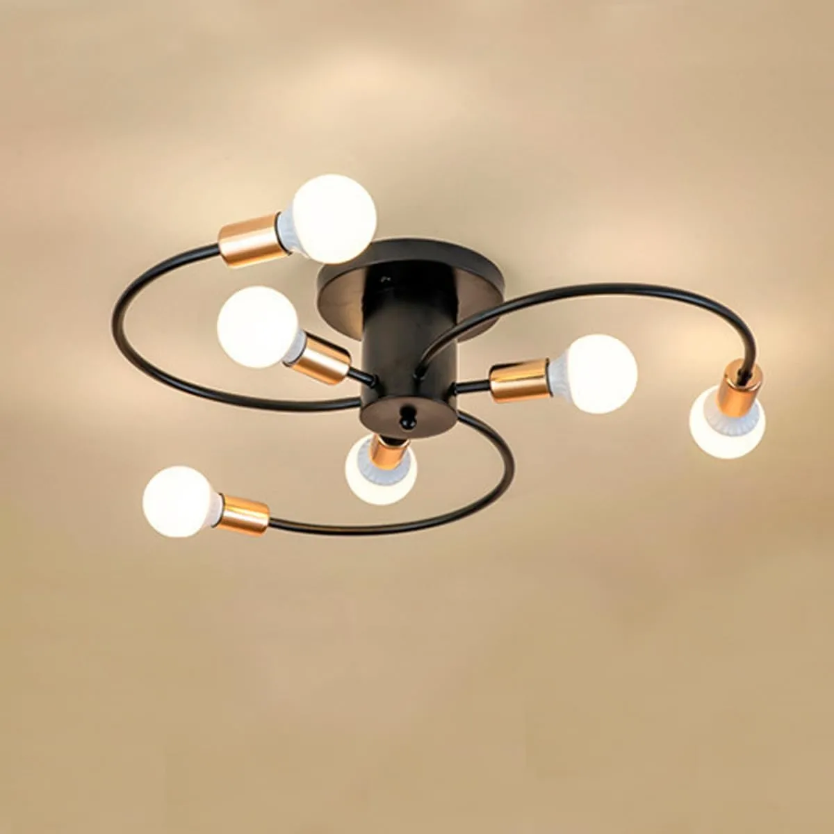 Stoex Plafonnier Métal 6 Luminaire