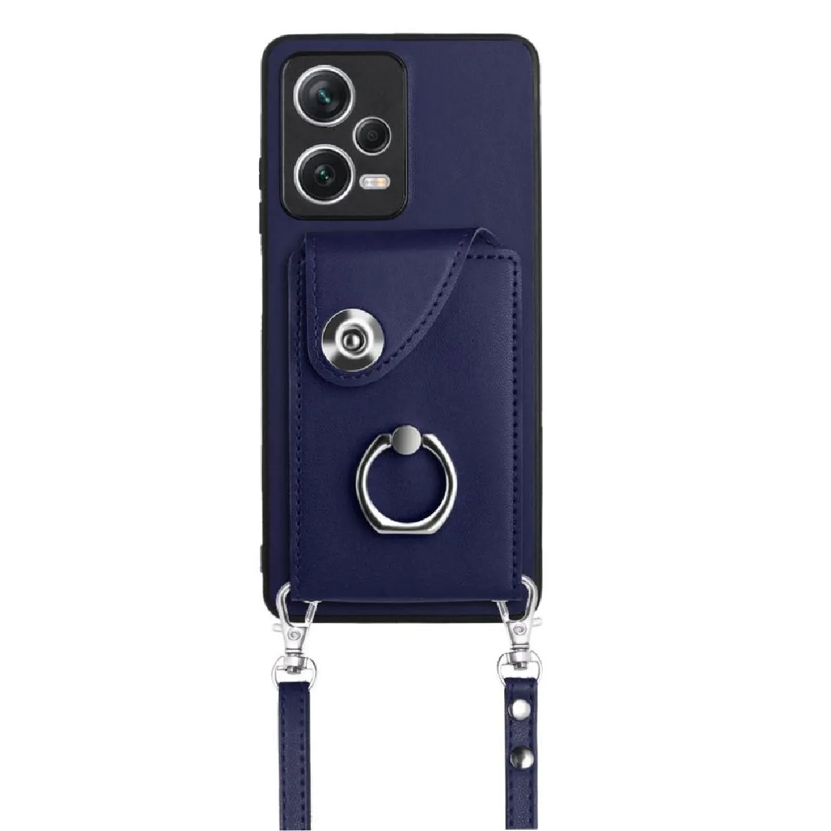 Générique Bleu Étui Portefeuille En Similicuir Xiaomi Redmi Poco X5