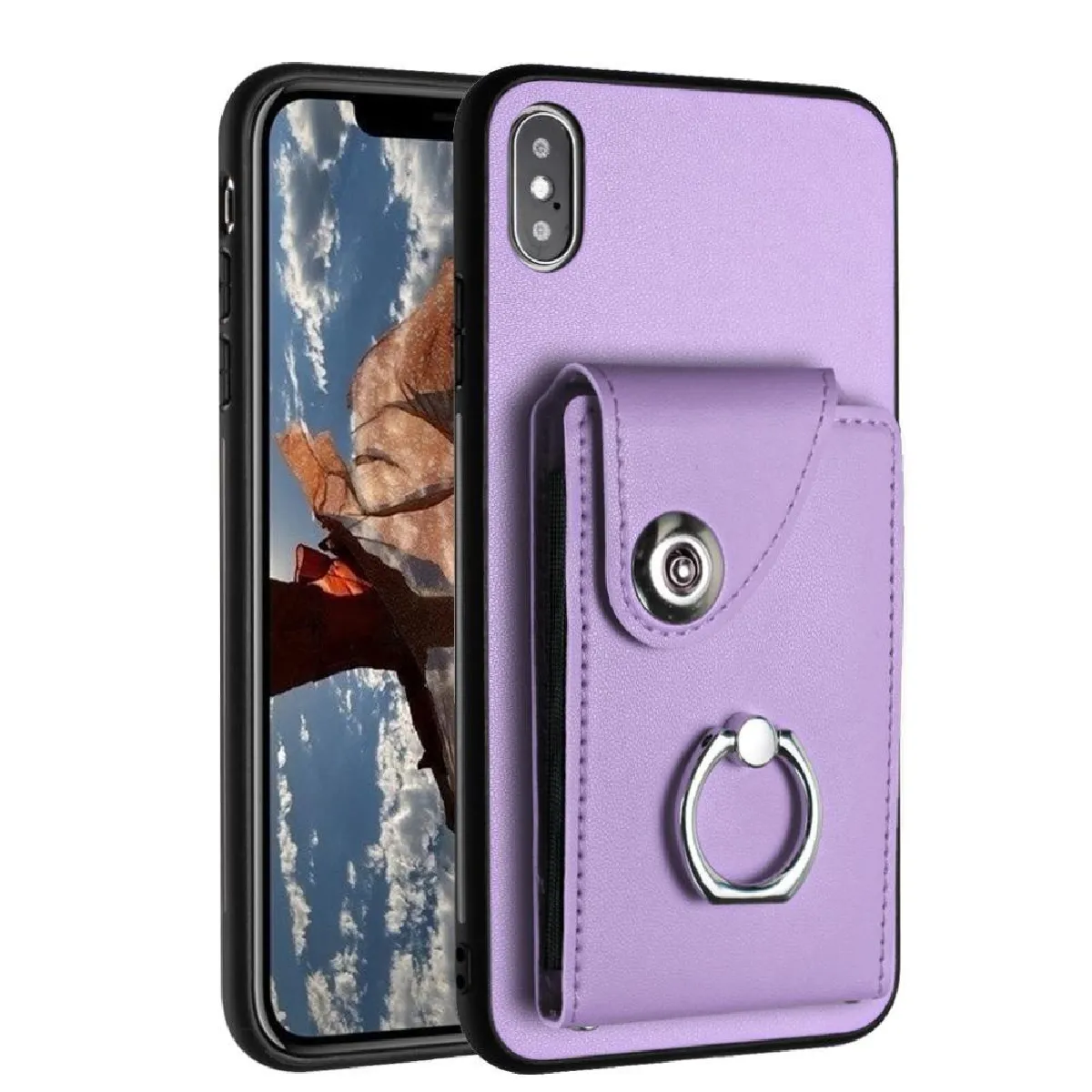 Générique Violet Étui Iphone Xs