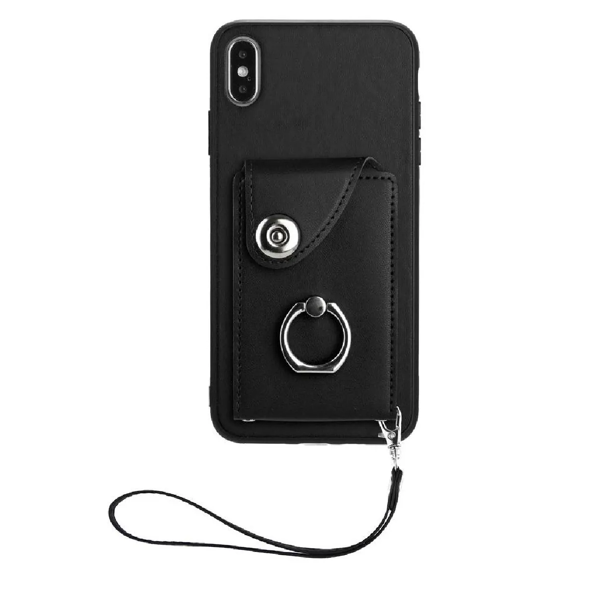 Générique Noir Étui Portefeuille Foxdock Apple Iphone Xs