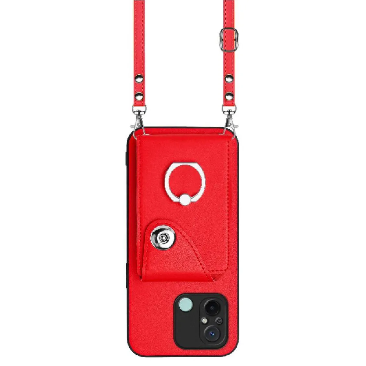 Générique Rouge Étui Portefeuille En Similicuir Xiaomi Redmi 11A