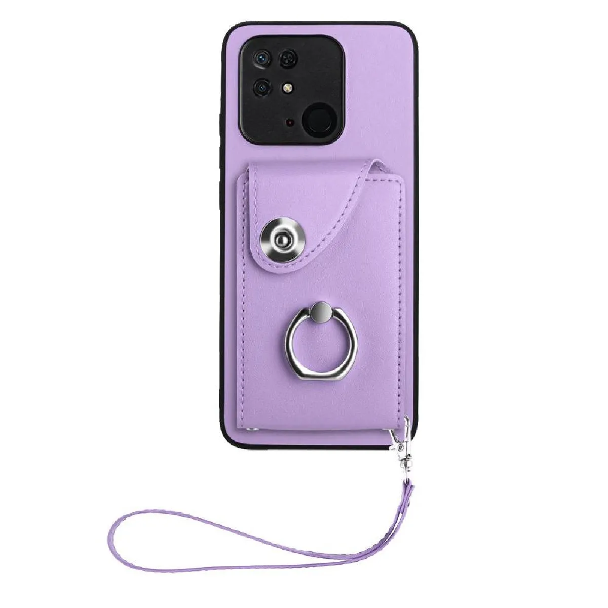 Générique Violet Étui Portefeuille Foxdock Xiaomi Redmi 10C