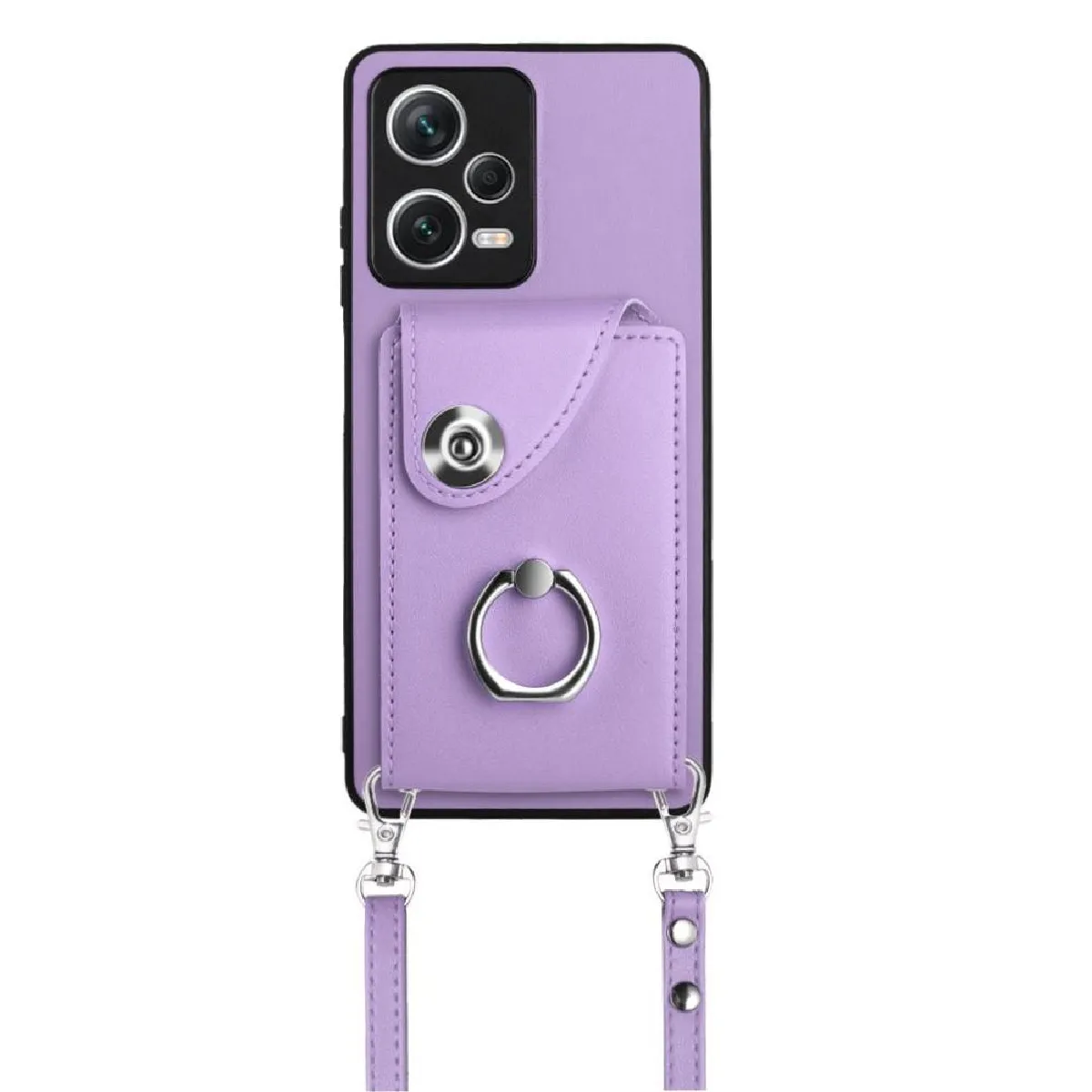 Générique Violet Étui Portefeuille En Polyuréthane Xiaomi Redmi Poco X5