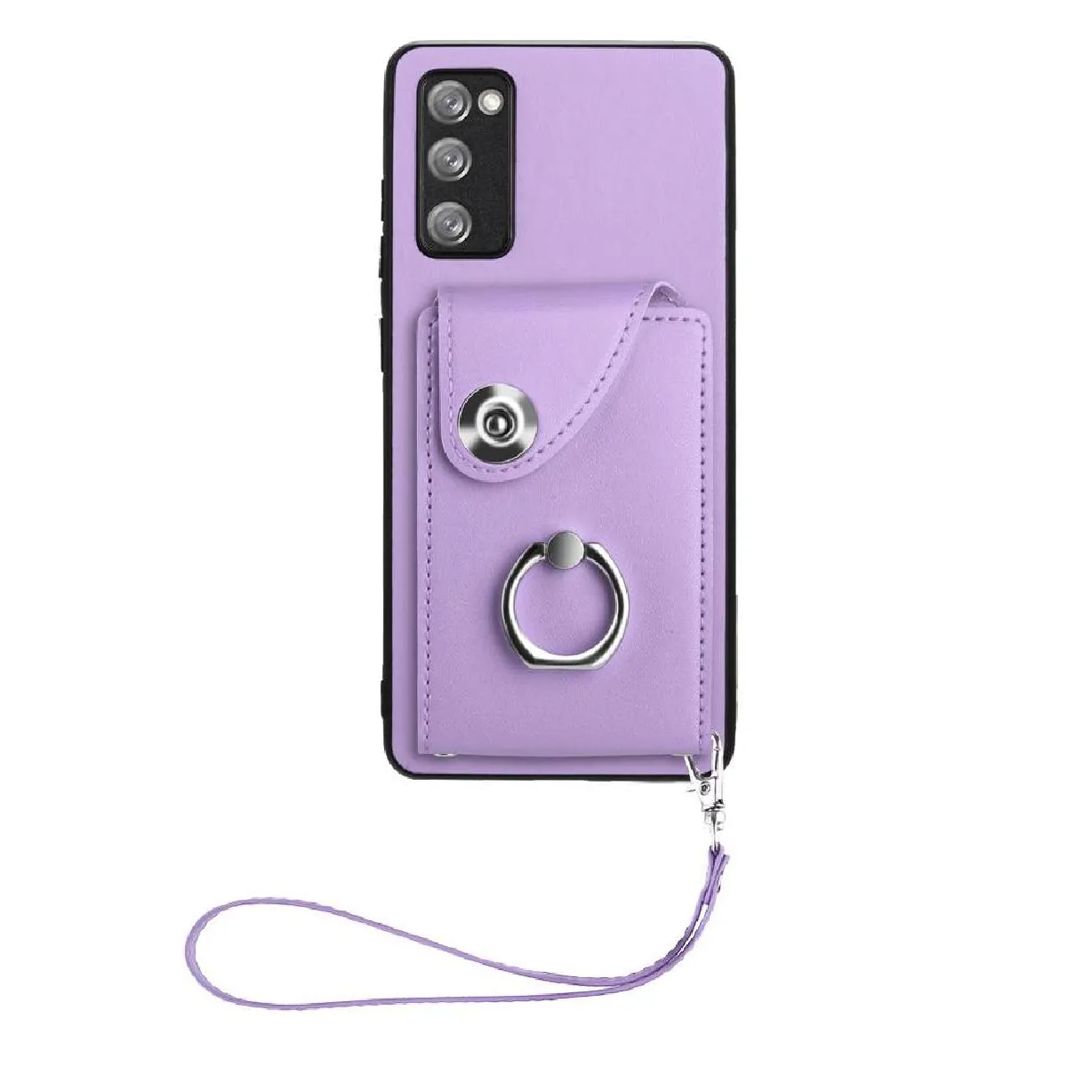 Générique Violet Étui Portefeuille En Similicuir Samsung Galaxy S20 Fe