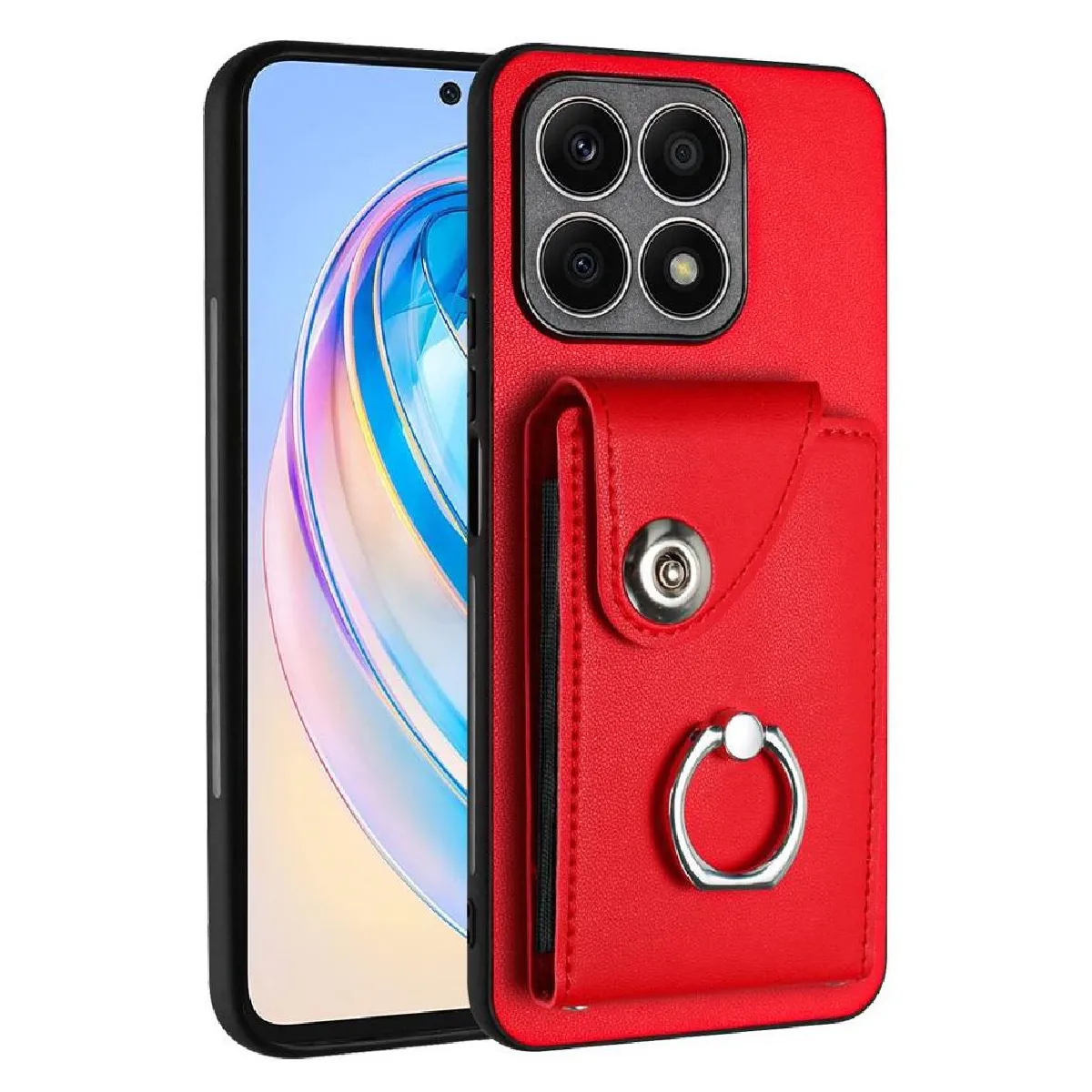 Générique Rouge Coque Foxdock Honor X8a