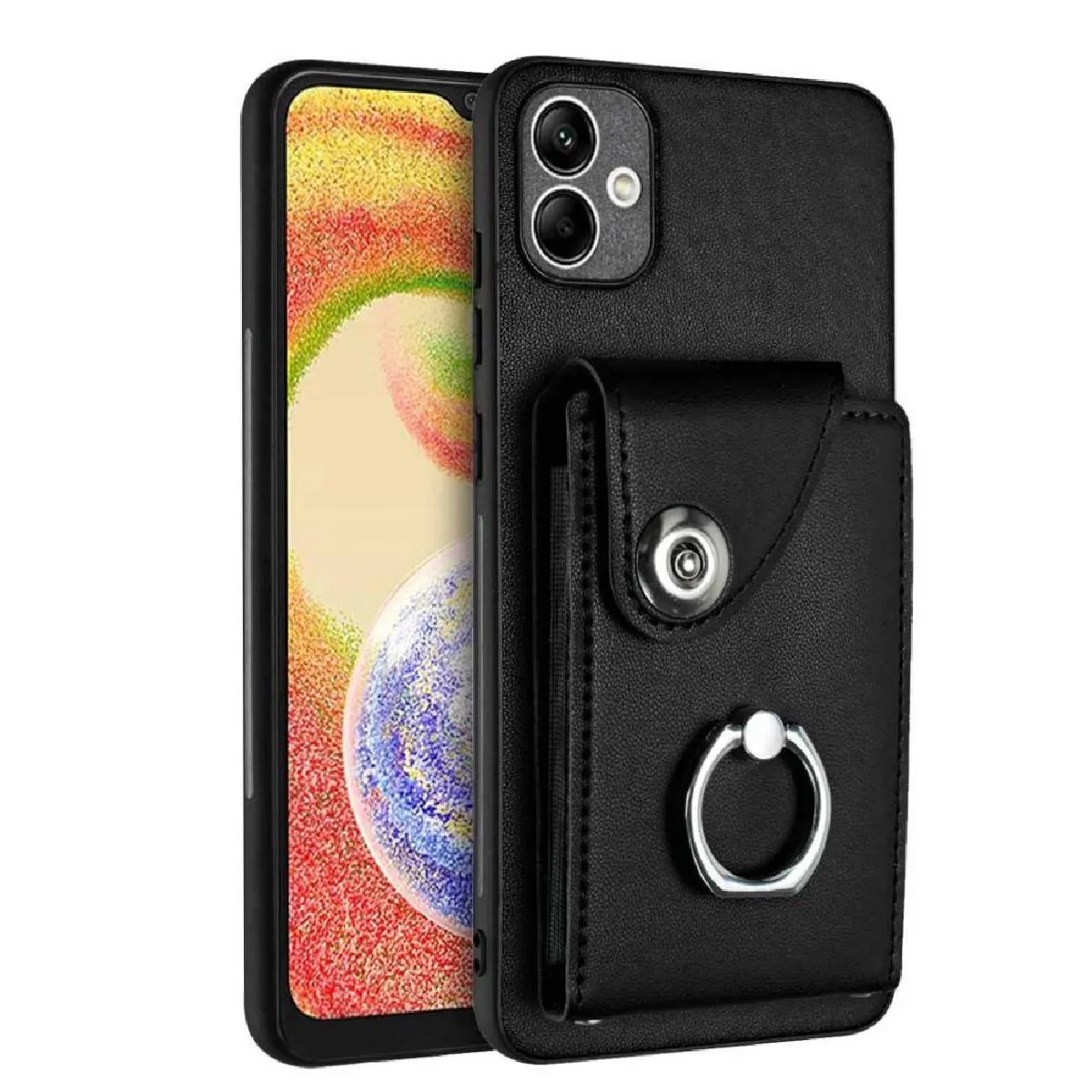 Générique Noir Étui Folio Samsung Galaxy F04 4G