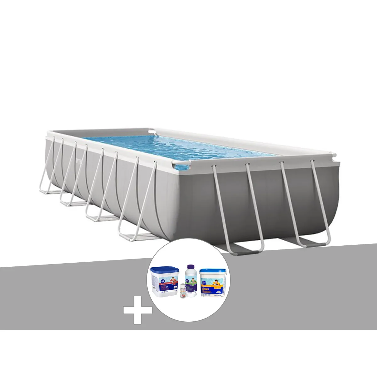 Intex Piscine Rectangulaire Prism Frame