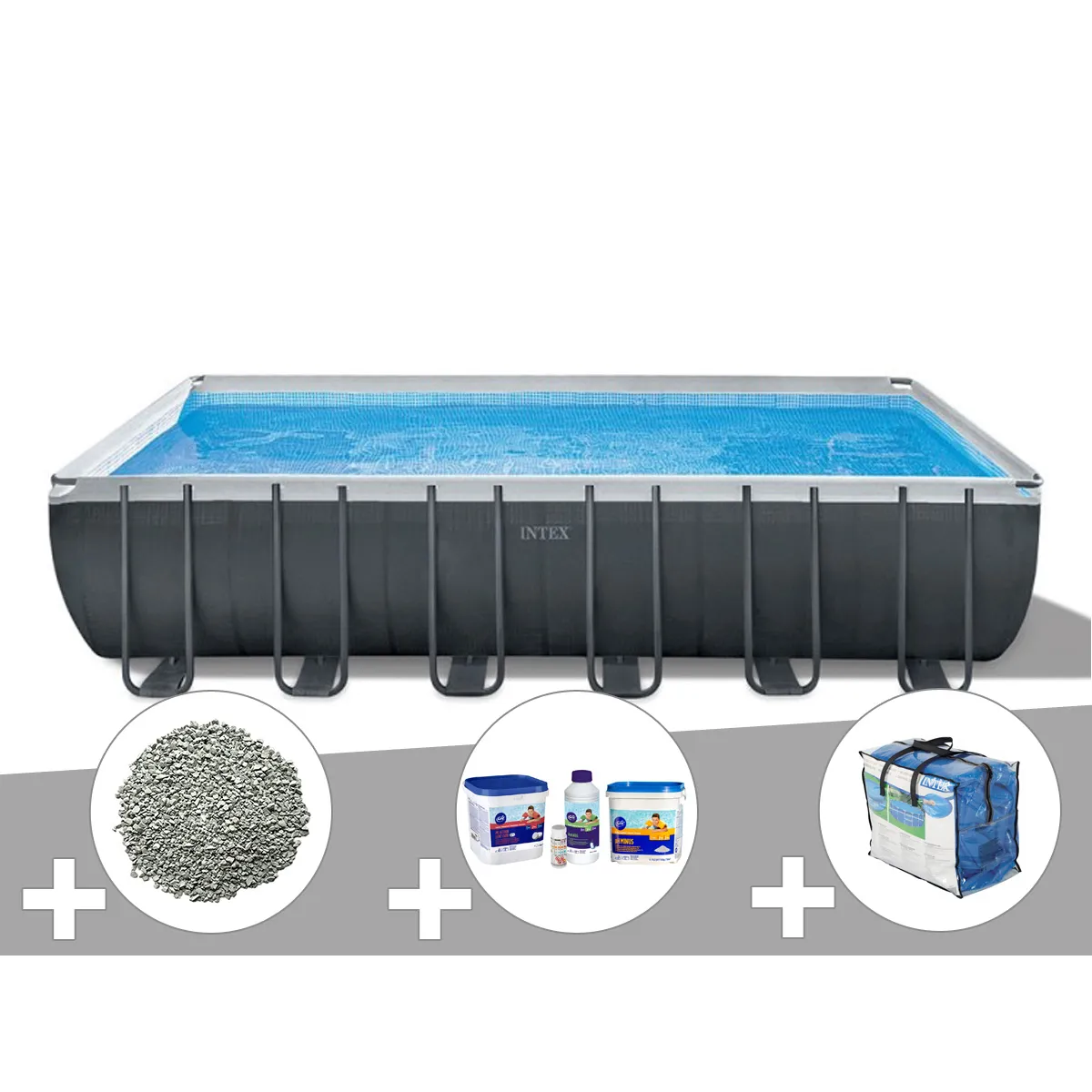 Intex Piscine Rectangulaire Ultra XTR Frame - vue 2