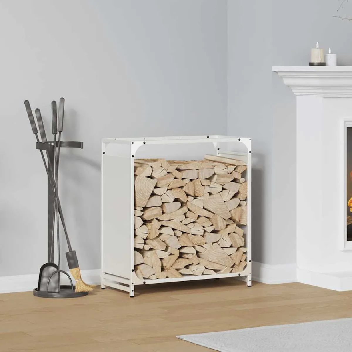 vidaXL Portant de bois chauffage 60x28x65 cm - vue 2