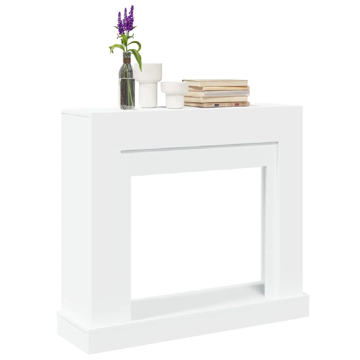 vidaXL Cadre de cheminée 100x30x87 5 cm bois d'ingénierie