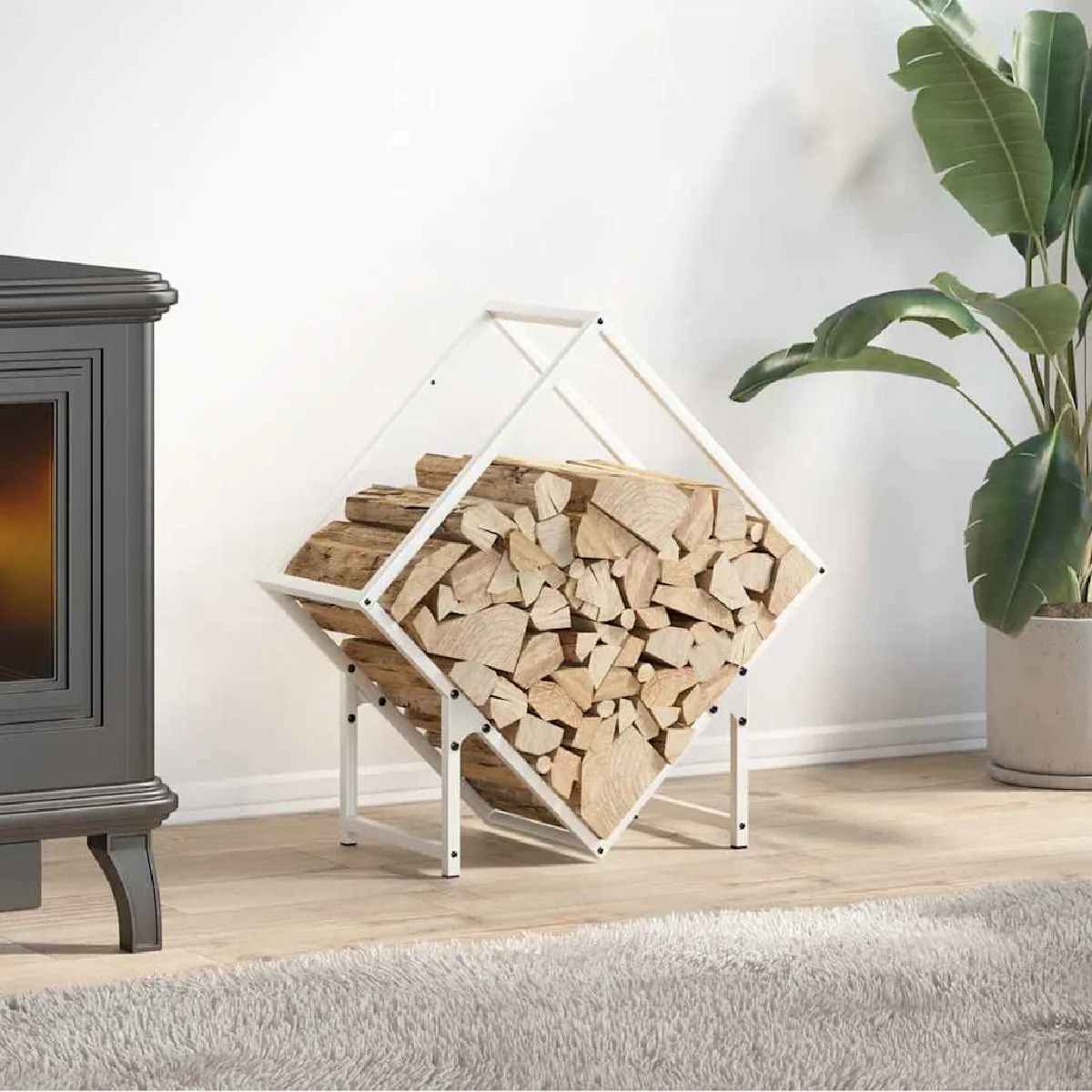 vidaXL Portant de bois chauffage 60x25x60 cm 864282 - vue 4