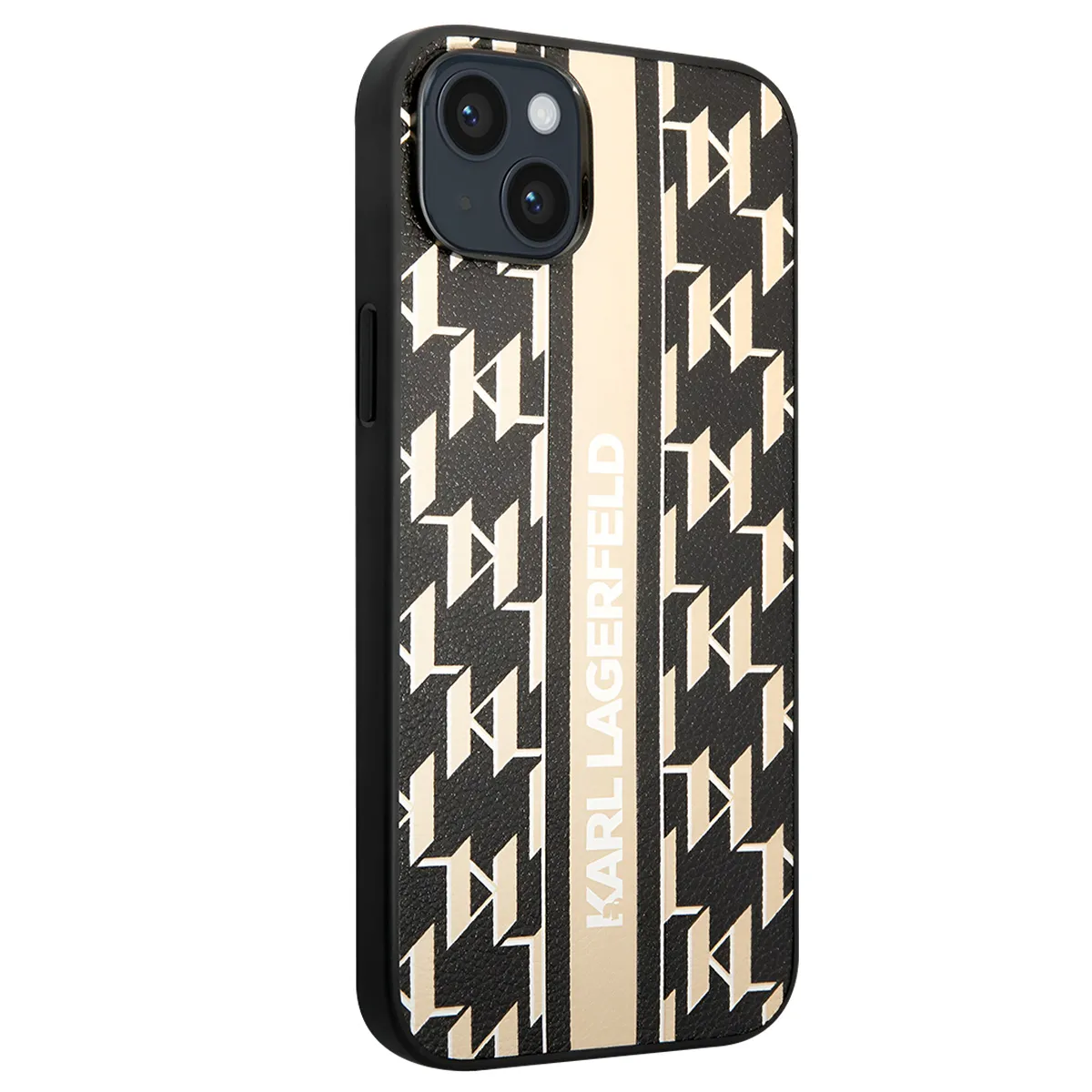 Karl Lagerfeld - Coque pour iPhone 14 - Cuir - Crème - Image 3