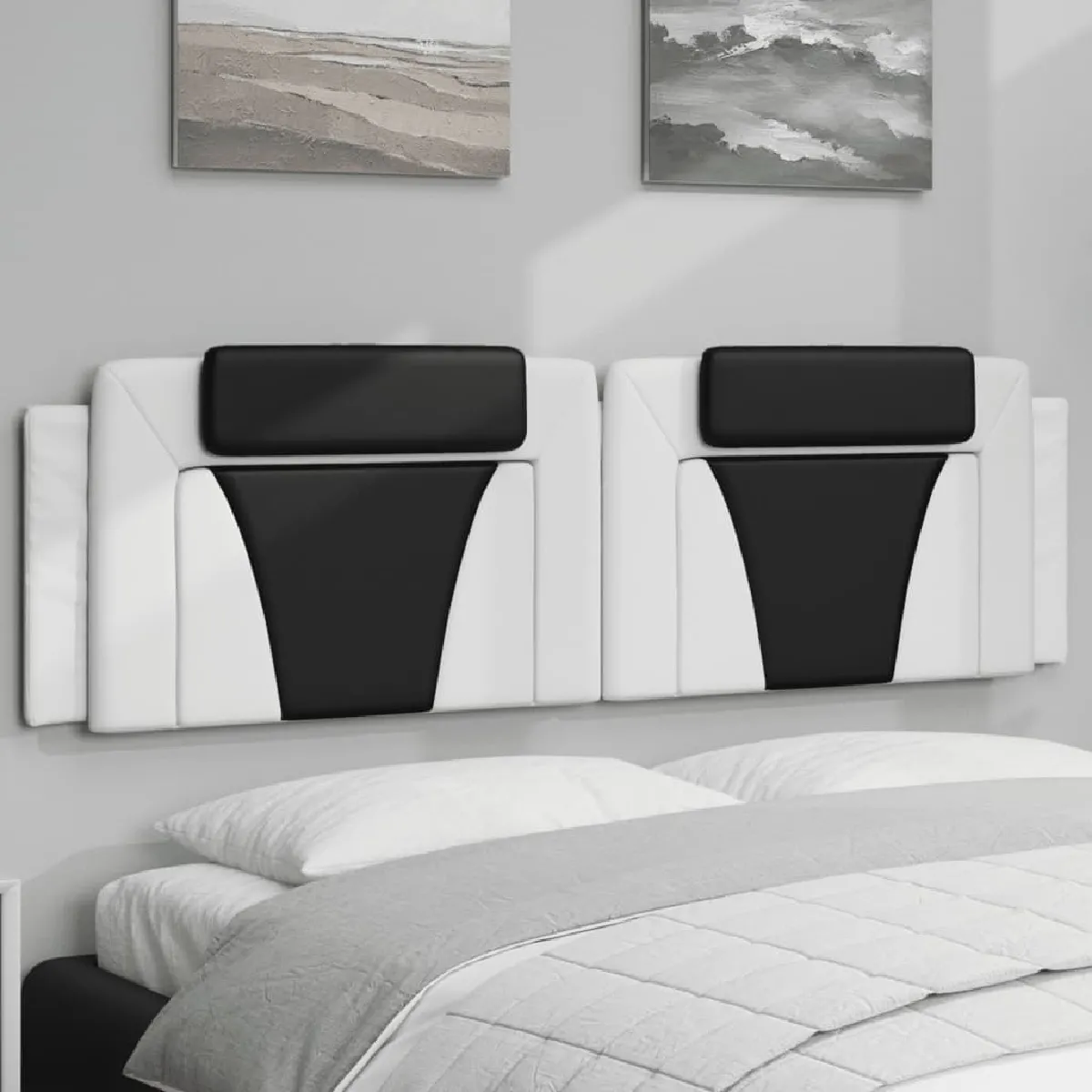 vidaXL Coussin de tête de lit et 180 cm similicuir - vue 3