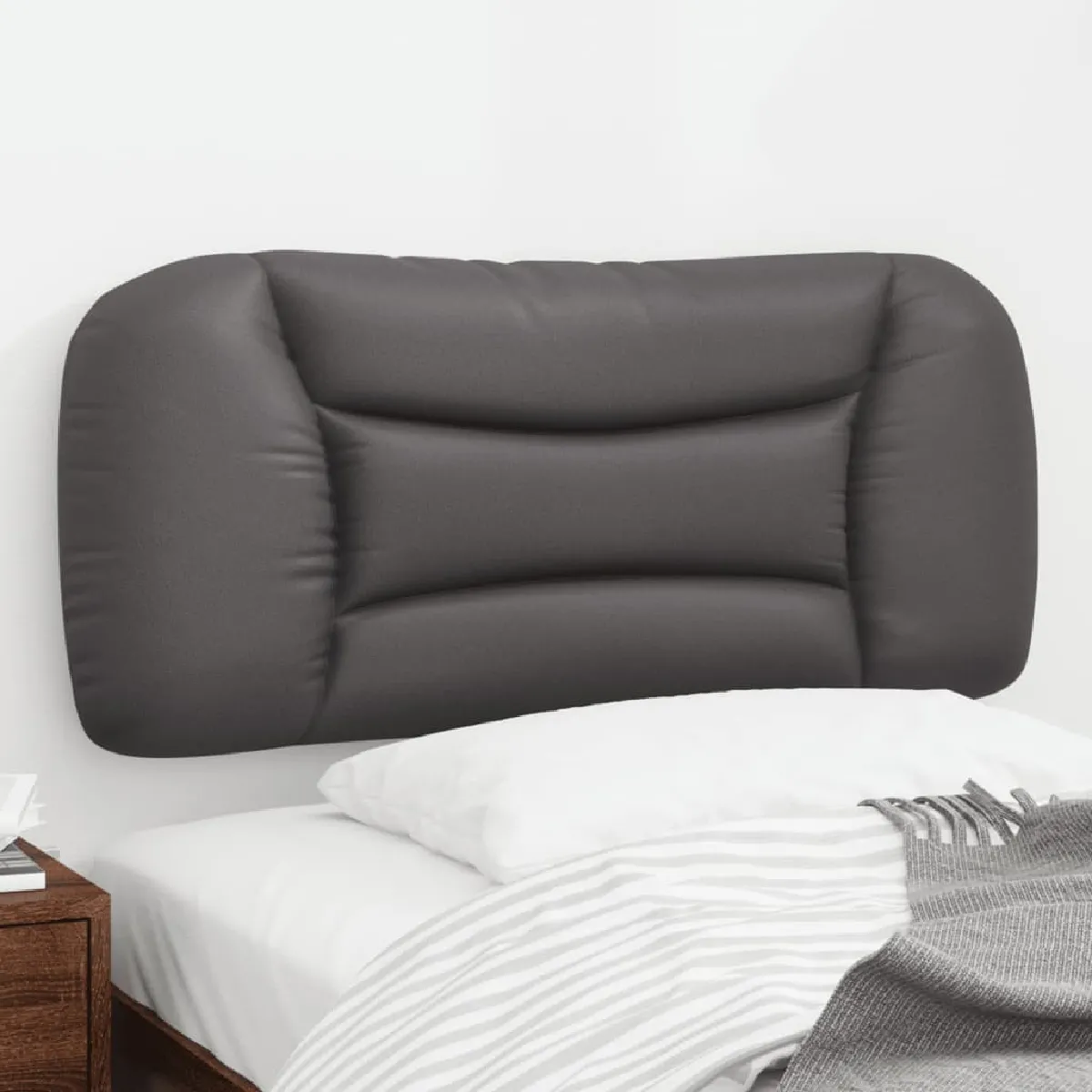 vidaXL Coussin de tête de lit 80 cm similicuir - vue 5