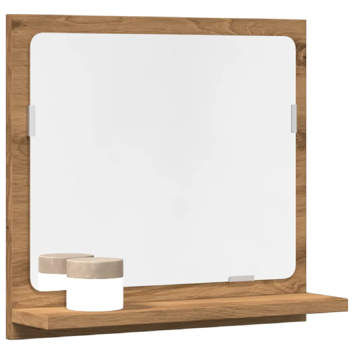 vidaXL Armoire miroir chêne artisanal