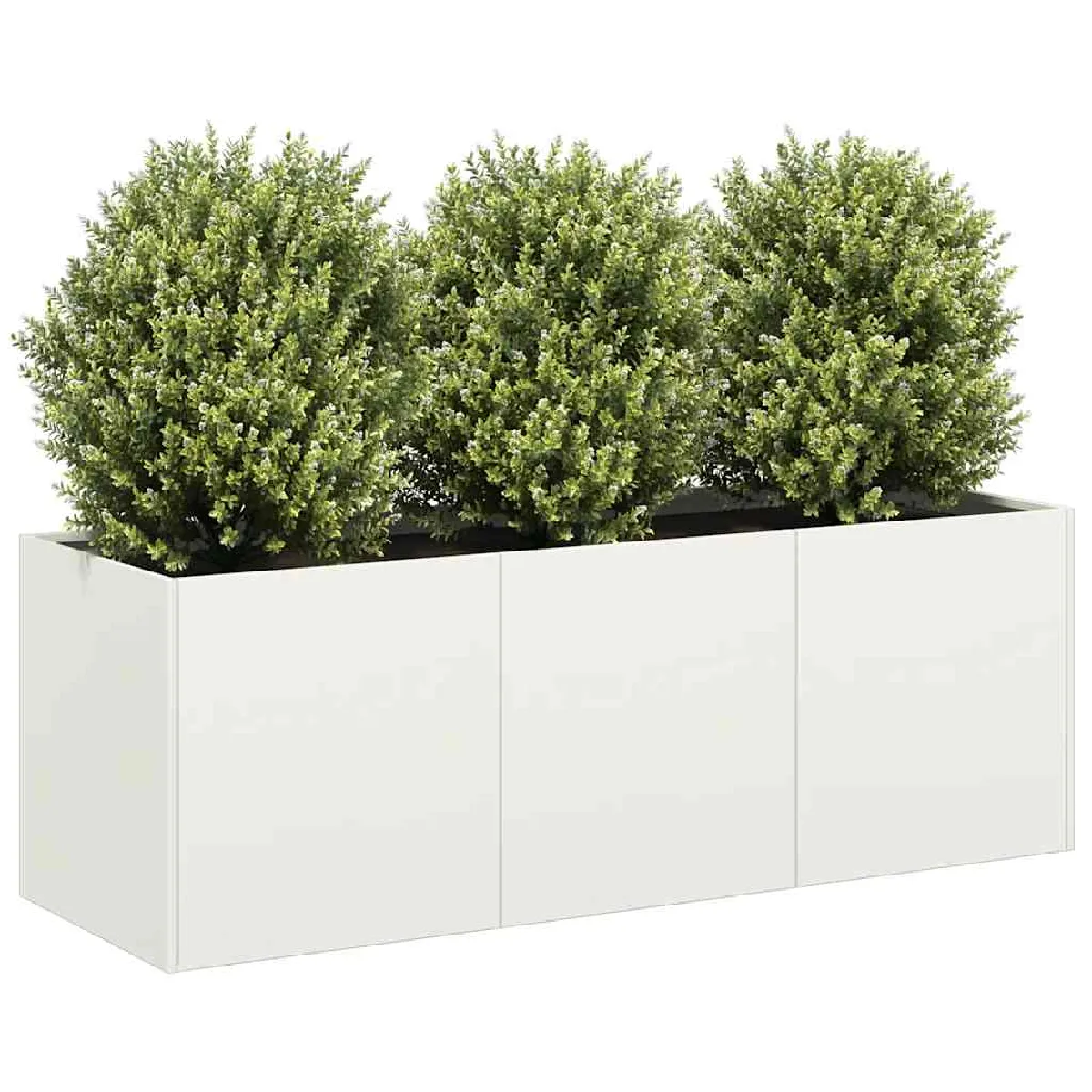 Vidaxl Jardinière Blanc - vue 2