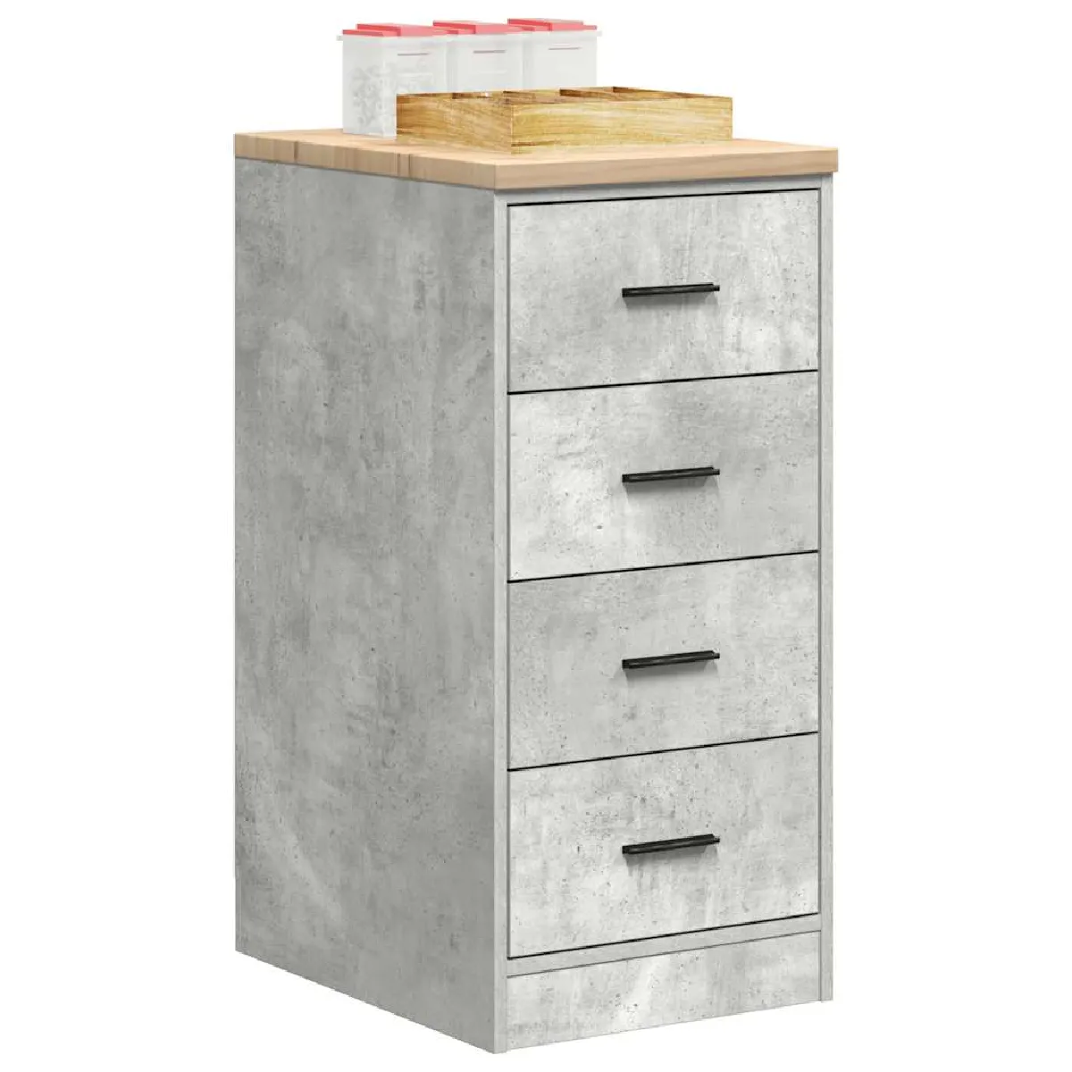 vidaXL Armoire de rangement de garage béton - vue 5