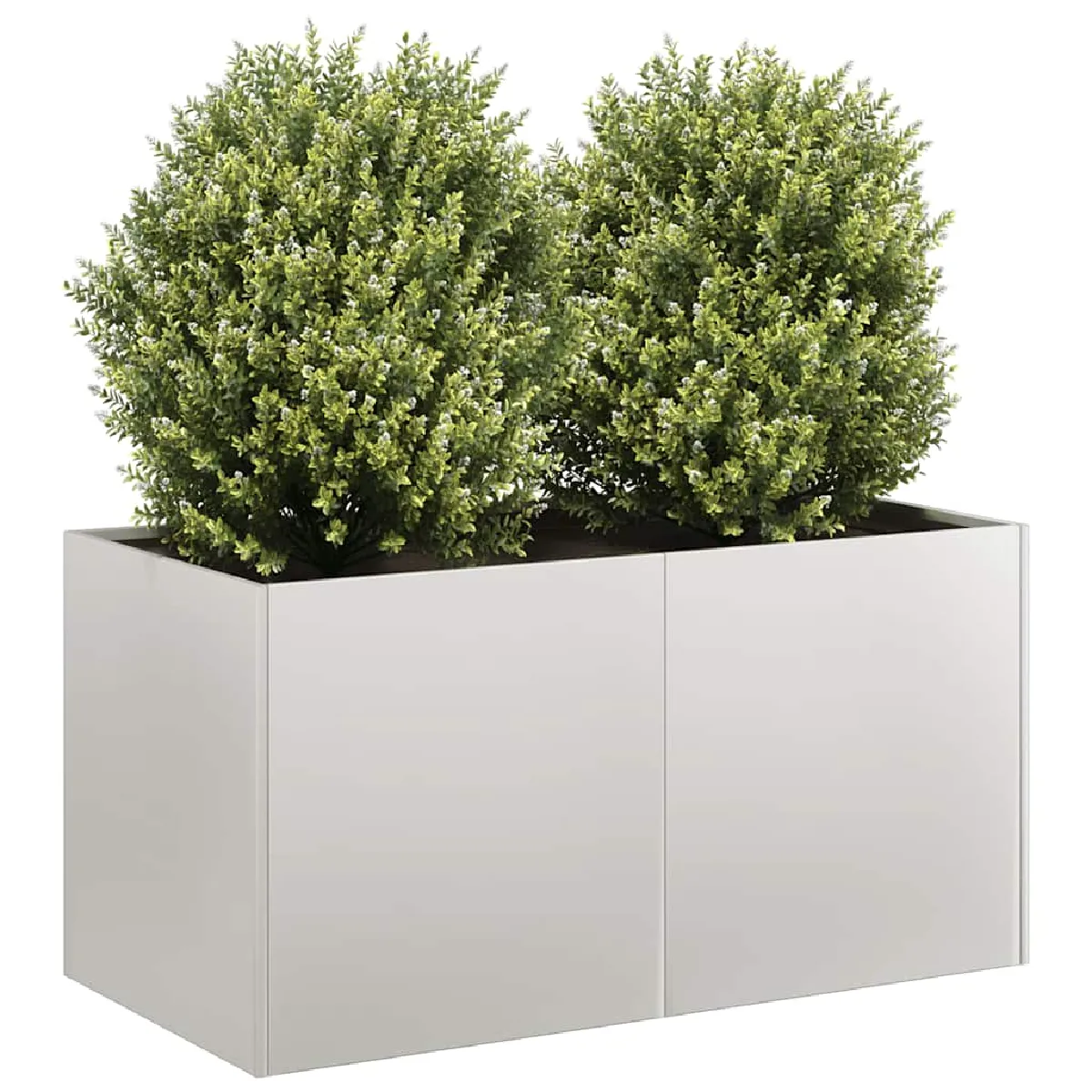 vidaXL Jardinière acier inoxydable - vue 2