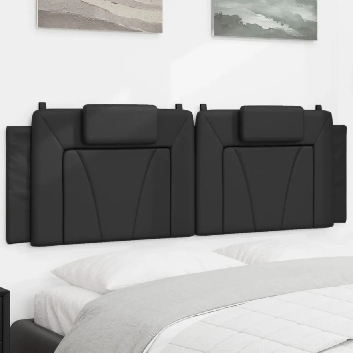vidaXL Coussin de tête de lit 160 cm similicuir - vue 4