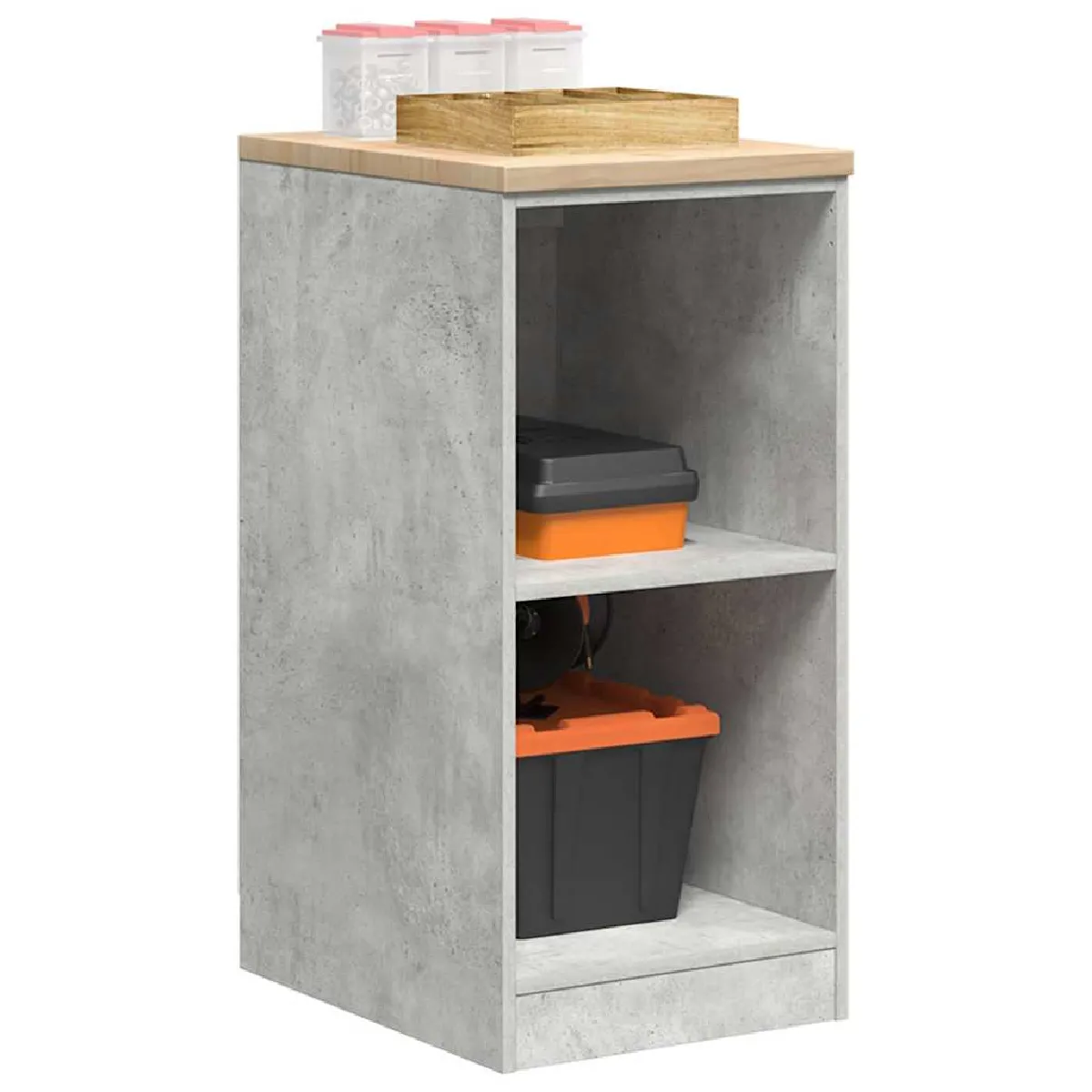 vidaXL Armoire de rangement de garage béton - vue 4