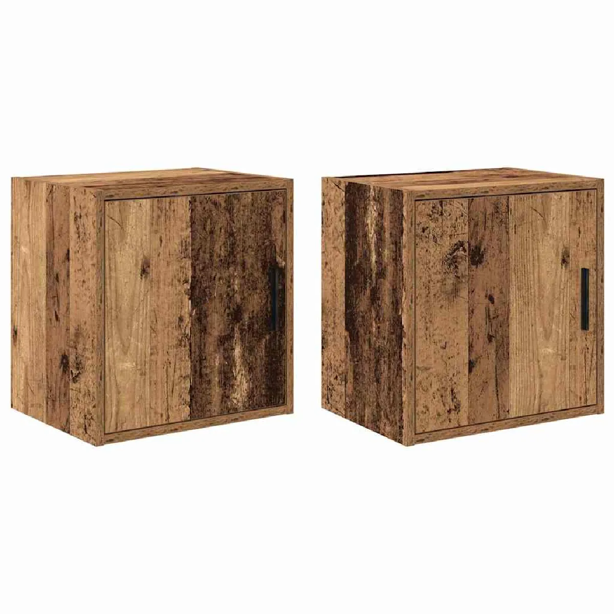 vidaXL Armoires murales de garage 2 pcs Vieux bois - vue 2