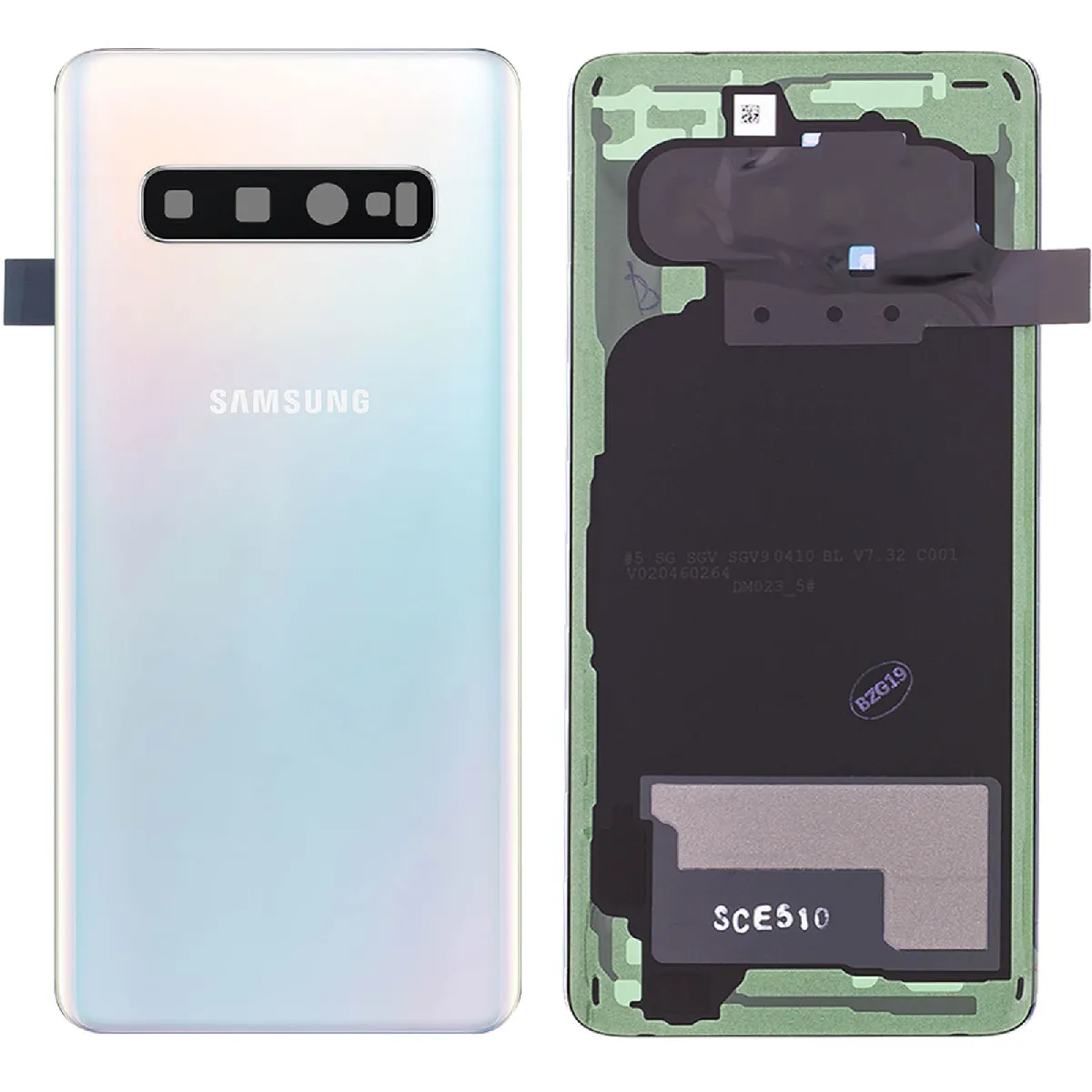 Cache batterie Samsung Galaxy S10 Façade arrière Original Samsung Neuf