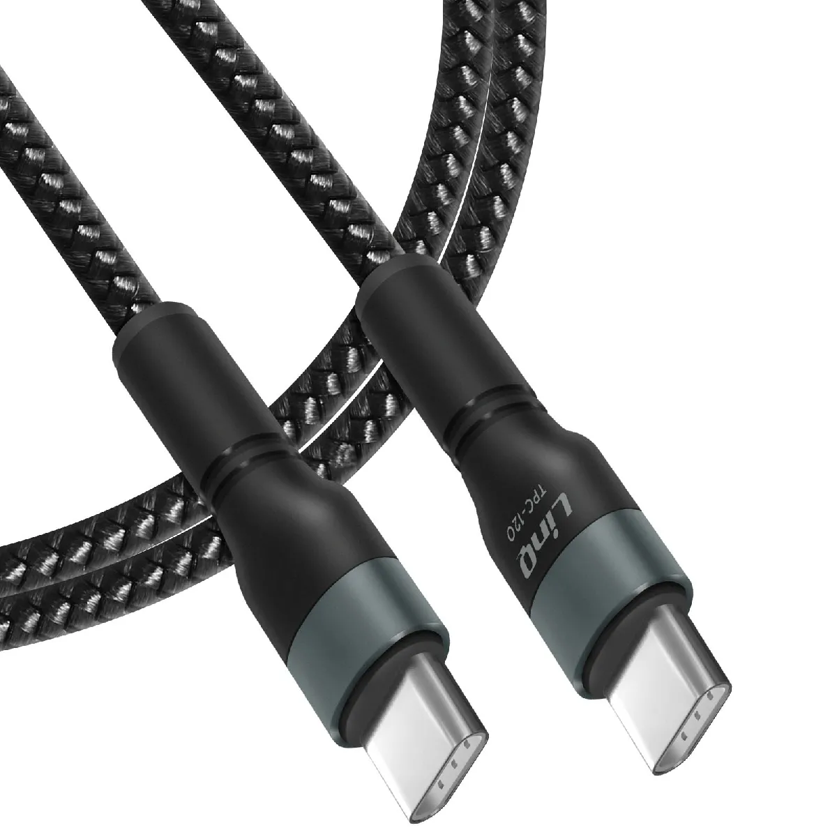 Linq Noir Câble Usb-C Vers Usb-C Power Delivery 60W 1.2M