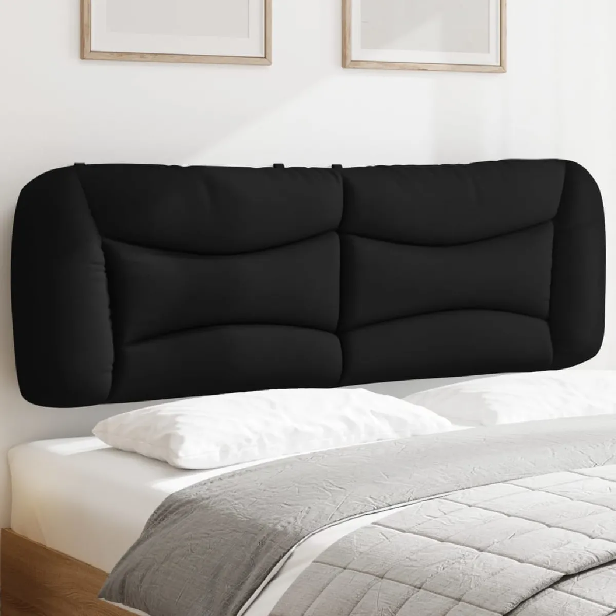 vidaXL Coussin de tête de lit 160 cm tissu