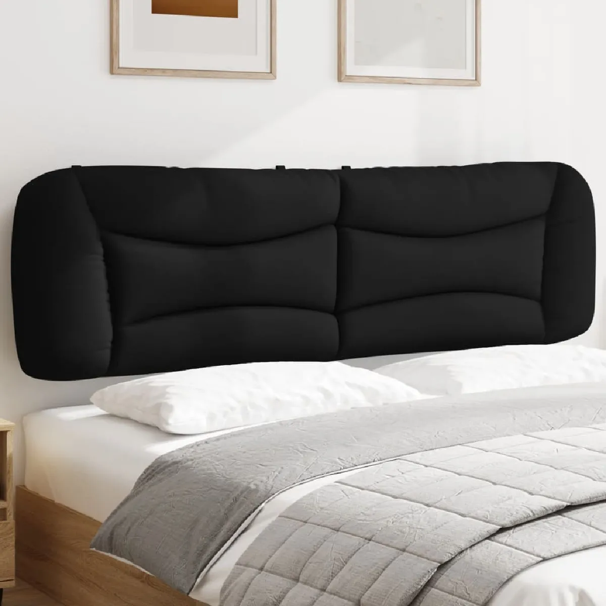 vidaXL Coussin de tête de lit 180 cm tissu