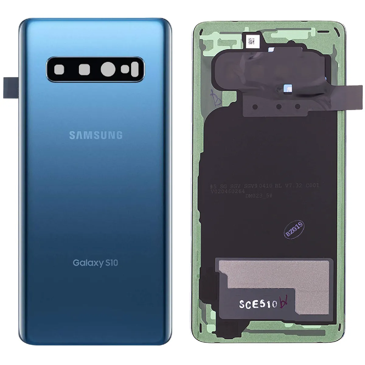 Cache batterie Samsung Galaxy S10 Façade arrière Original Samsung Neuf - vue 2
