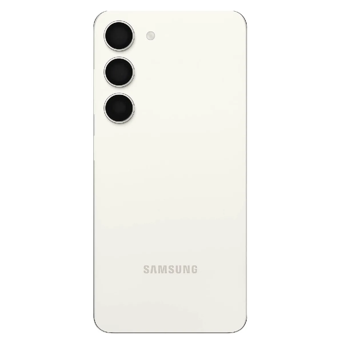 Vitre Arrière pour Samsung Galaxy S23 avec Lentille Caméra Original Crème Neuf