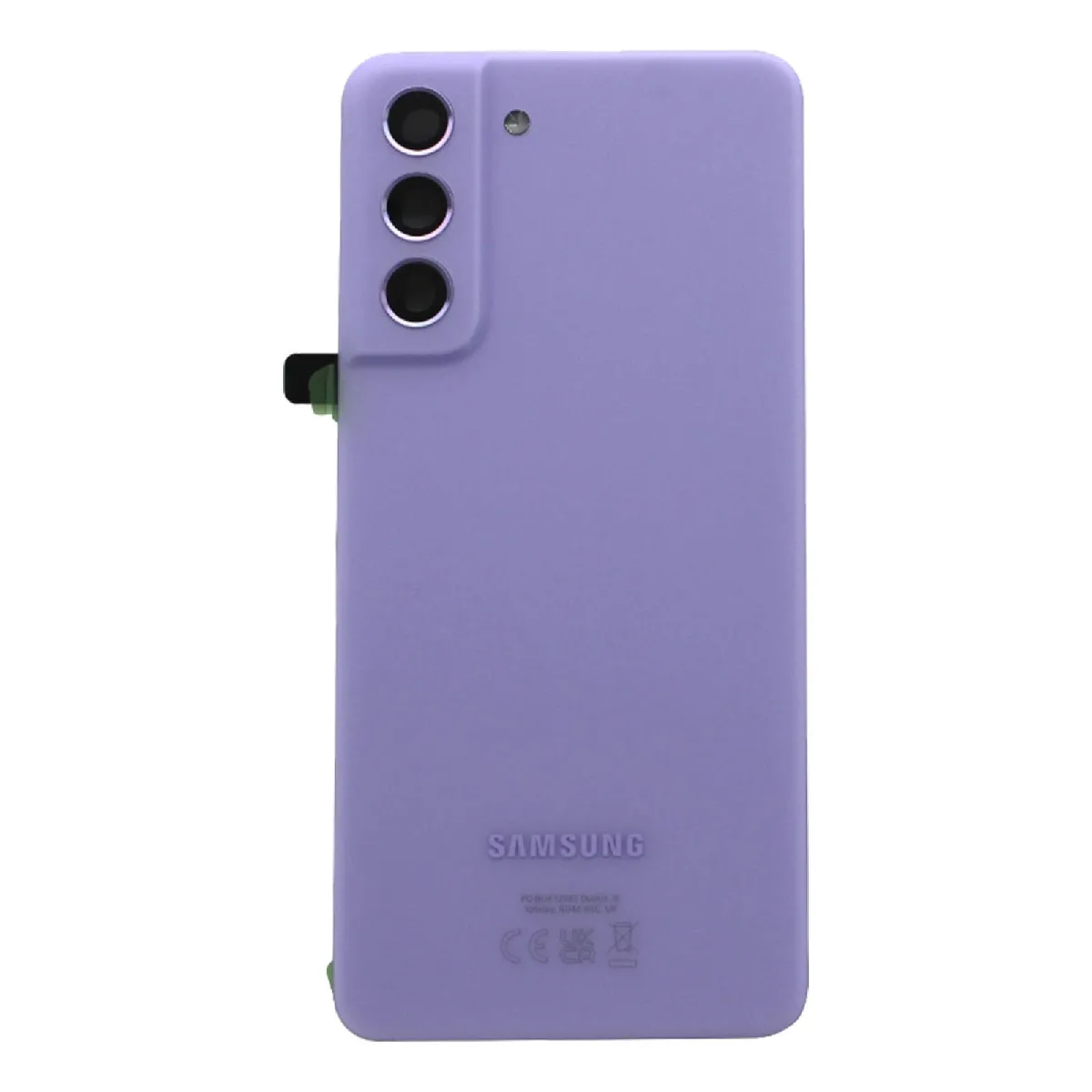 Cache Batterie Samsung Galaxy S21 FE Originale Samsung lavande avec lentille Neuf