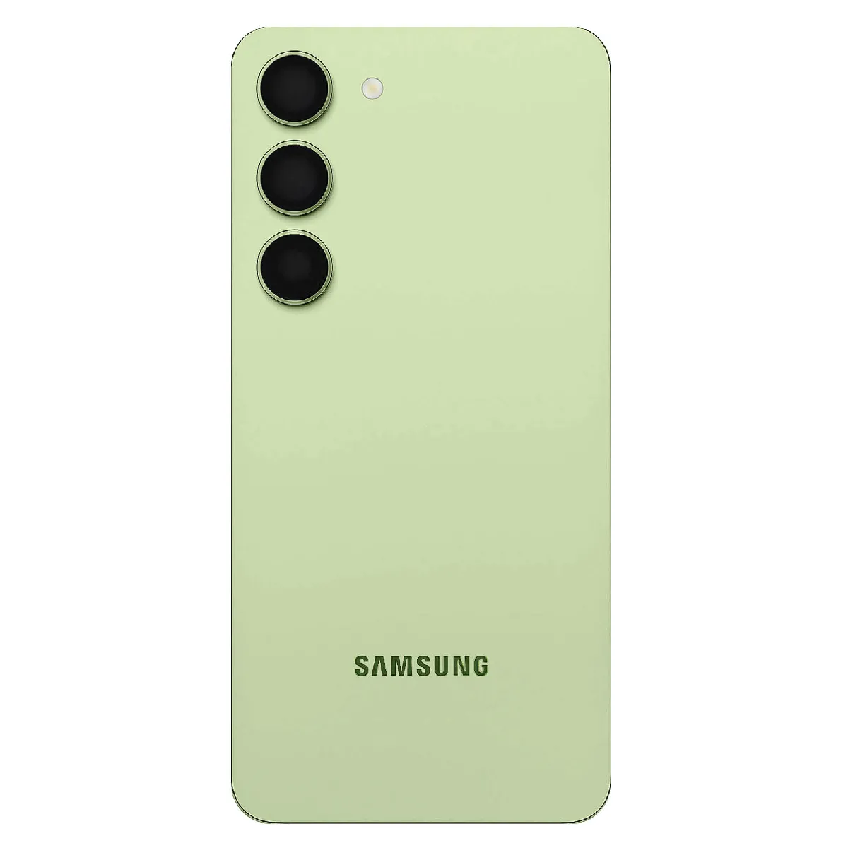 Vitre Arrière pour Samsung Galaxy S23 avec Lentille Caméra Original Citron Neuf