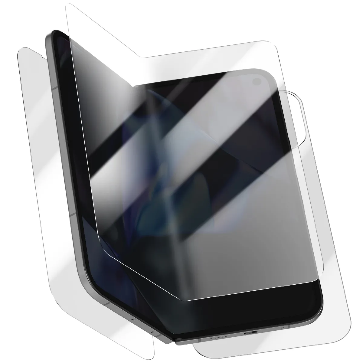 Avizar Protection Écran Complète Pour Google Pixel 9 Pro Fold Flexible Transparent