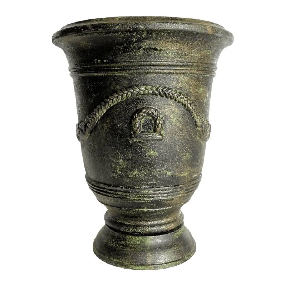 L_heritier_du_temps Vase Esprit Anduze - Ø25 cm - Fonte
