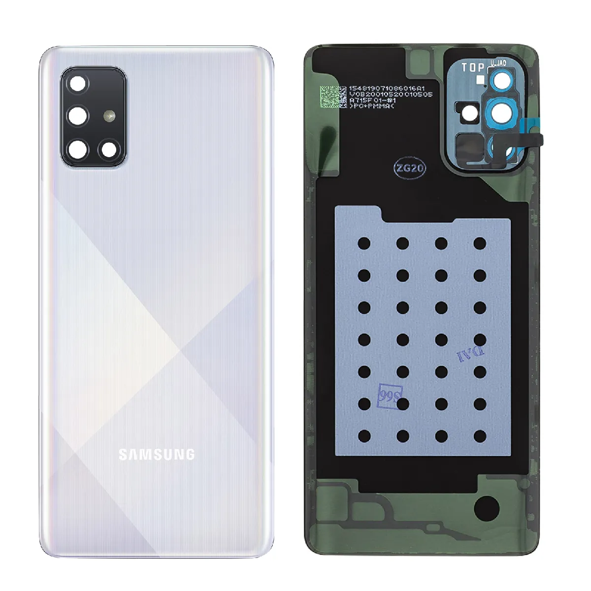 Cache Batterie D'origine Samsung Galaxy A71 Prisme Crush Neuf - vue 2