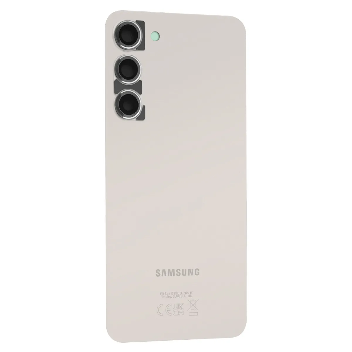 Vitre Arrière pour Samsung Galaxy S23 Plus avec Lentille Caméra Original crème Neuf